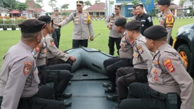 Polres Tulang Bawang Gelar Latihan Dalmas Lanjut, Berikut Tujuan dan Manfaatnya