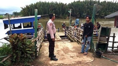 Polsek Rawa Pitu Optimalkan Patroli Dialogis di Dermaga Penyeberangan, Ipda Desta: Cegah AG Agar Tidak Menjadi GN