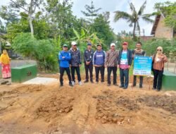 Tiyuh Kibang Tri Jaya Lakukan kegiatan Bangun Gorong Gorong